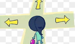 十字路口动漫图片